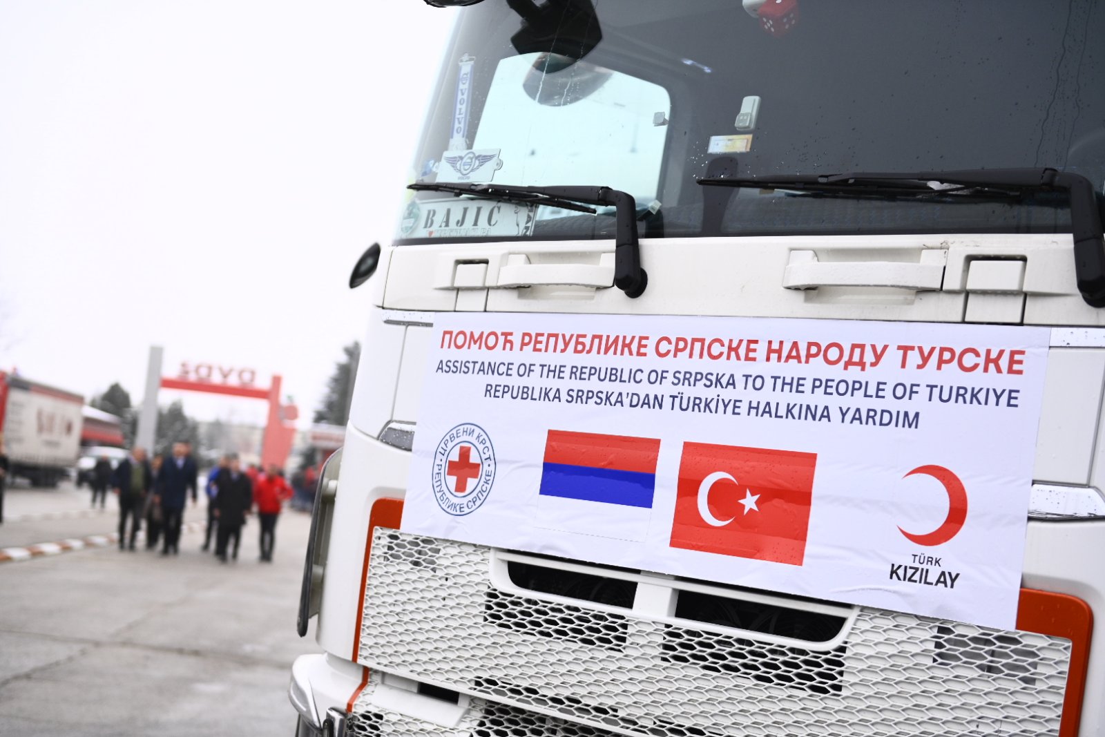 Kamioni sa humanitarnom pomoći iz Bijeljine krenuli za Tursku (FOTO)