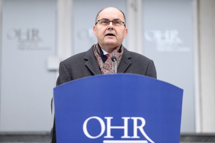 OHR: Posjeta Banja Luci nije definitivno dogovorena, Šmit ne želi da učestvuje u orkestriranoj pozorišnoj predstavi