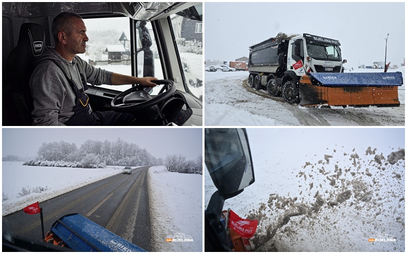 Ekipa InfoBijeljine na terenu sa vozačem grtalice: “Dosta mladih nema obzira prema nama” (FOTO)