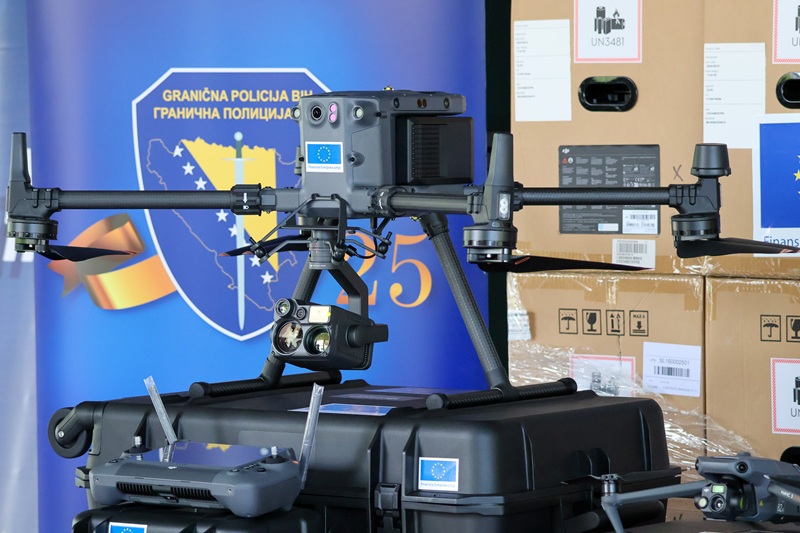 EU donirala dronove i termalne kamere Graničnoj policiji BiH: 1,4 miliona KM za pojačanje sigurnosti