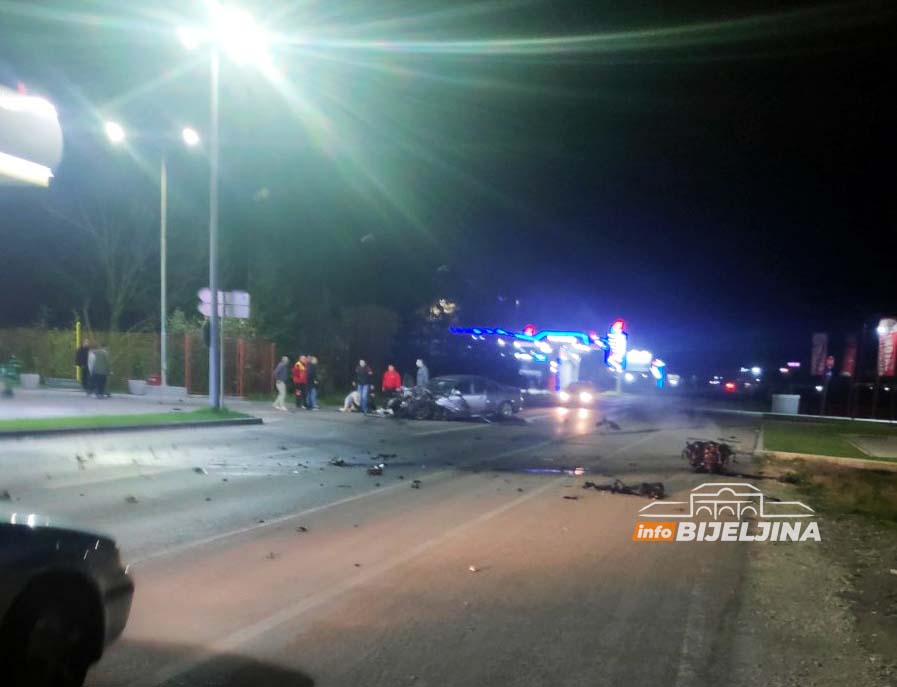 Nezgoda u Gojsovcu kod Bijeljine, ima povrijeđenih (FOTO)