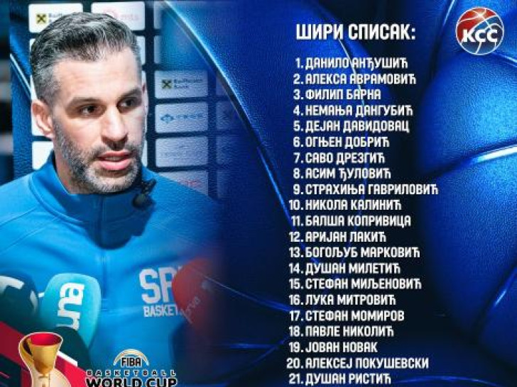 Košarkaš Igokee na spisku selektora Srbije za meč sa Turskom