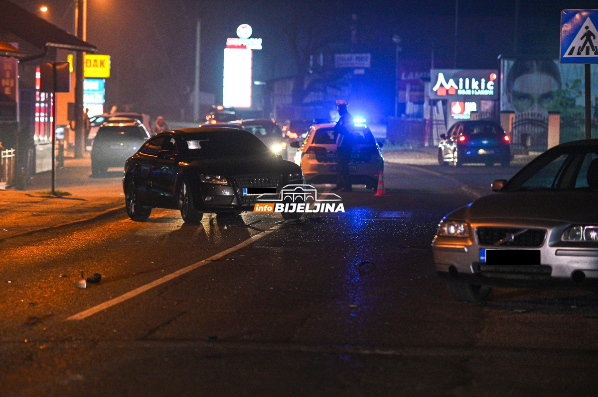 Više povrijeđenih u Bijeljini: Pijan udario u dva vozila (VIDEO)