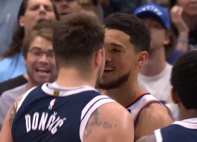 Spriječena tuča Luke Dončića i Devina Bookera (VIDEO)