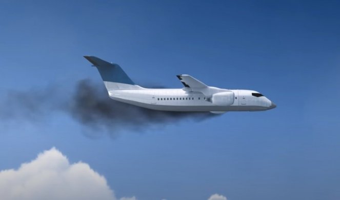 Avion pogođen u letu zalutalim metkom