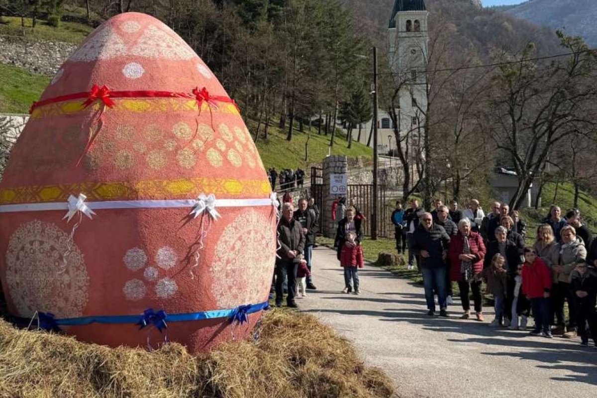 Otkriveno najveće uskršnje jaje na Balkanu