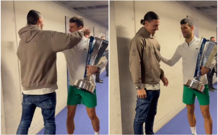 Ibrahimović dočekao Đokovića ispred svlačionice (VIDEO)