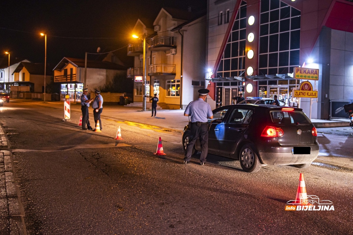 REPUBLIČKA AKCIJA - Lijevak u Bijeljini, KONTROLISANO svako vozilo (VIDEO)
