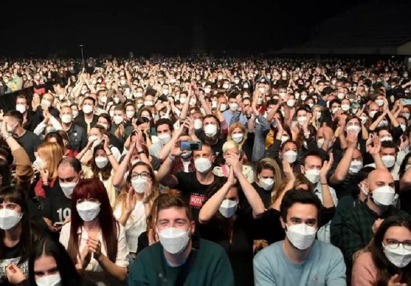 Španski eksperiment - 5.000 ljudi na koncertu nakon testa