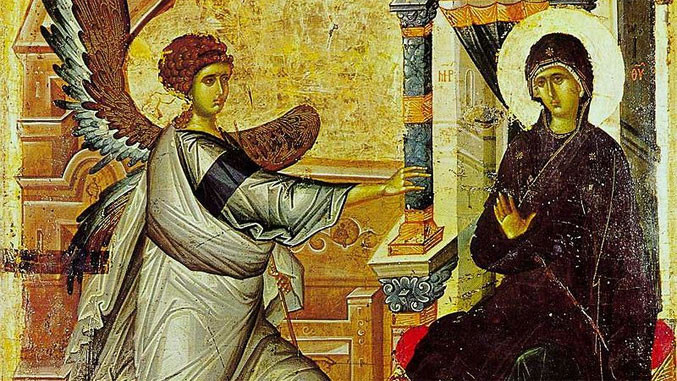 Danas Blagovijesti, u crkvenom kalendaru označeno crvenim slovom