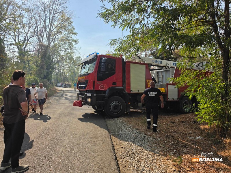 Lokalizovali požar u Amajlijama, vatrogasci dežuraju: Nema povrijeđenih niti su gorjele vikendice