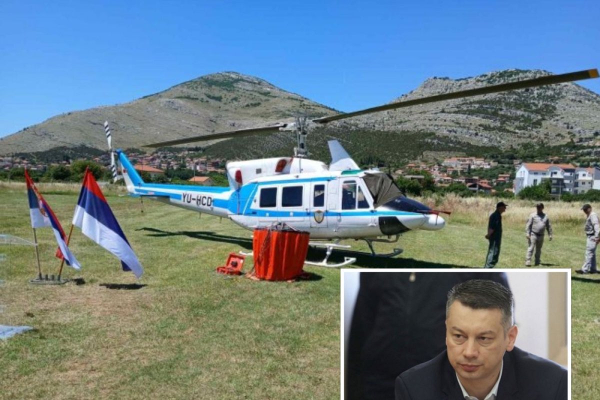 Nešić odgovorio na histeriju iz Sarajeva: Srpski helikopter gasiće požare i u FBiH