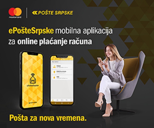 ePošteSrpske mobilna aplikacija za brže, sigurnije i jednostavnije  online plaćanje svih vrsta računa