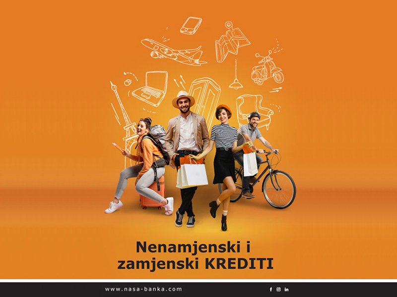Naša Banka a.d. Banja Luka: Potrošački krediti uz brzu i jednostavnu realizaciju