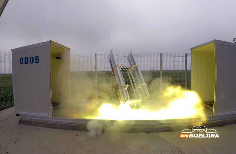 Info Bijeljina - Ispaljena 21 protivgradna raketa na području Bijeljine
