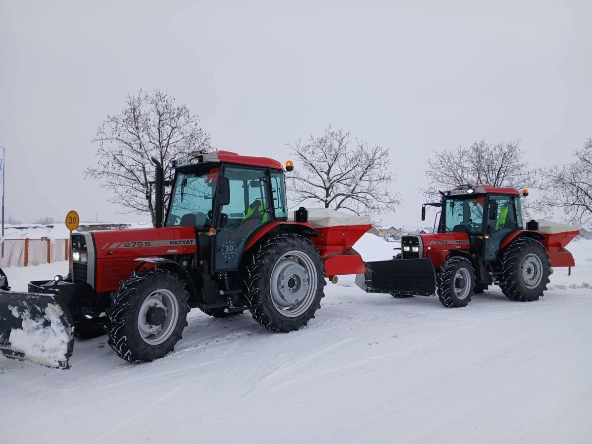 Grad Bijeljina: Izvođači sinoć čistili puteve, zbog novog snijega će morati i večeras (FOTO)