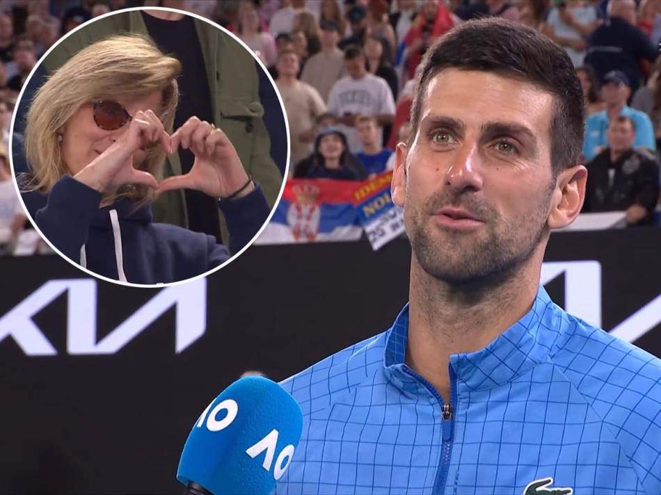 NOVAK NAPRAVIO ŠOU U MELBURNU - OKRENUO SE KA LOŽI I POČEO DA PJEVA! 