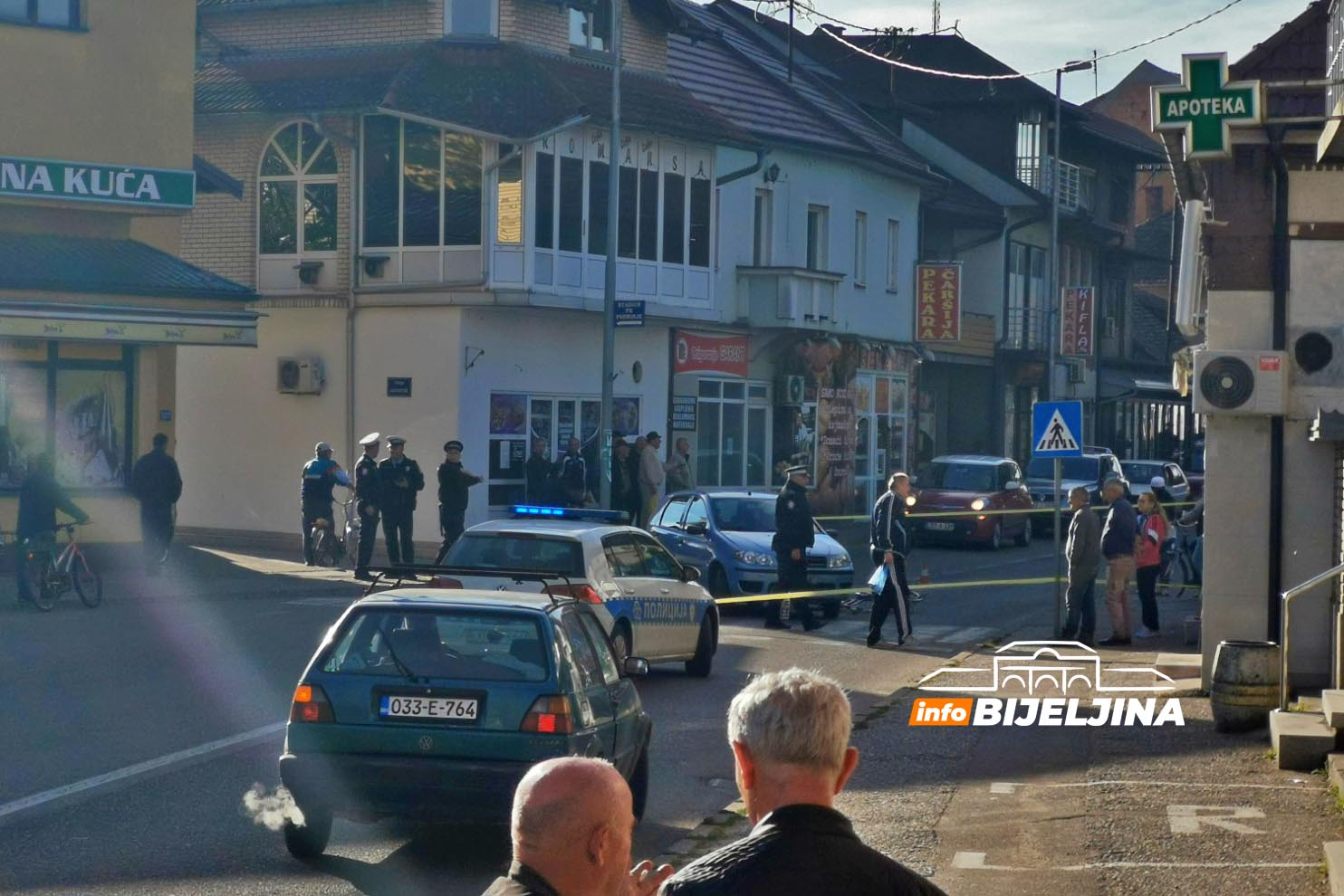 NEZGODA U JANJI Teško povrijeđen biciklista (FOTO)