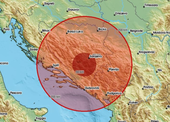 PONOVO ZEMLJOTRES U BiH Građani uznemireni