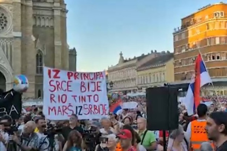Protesti u više gradova Srbije zbog iskopavanja litijuma