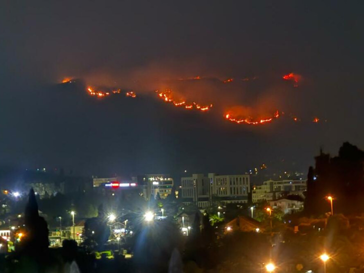 Paklena noć u Crnoj Gori – Podgorica i okolina u plamenu