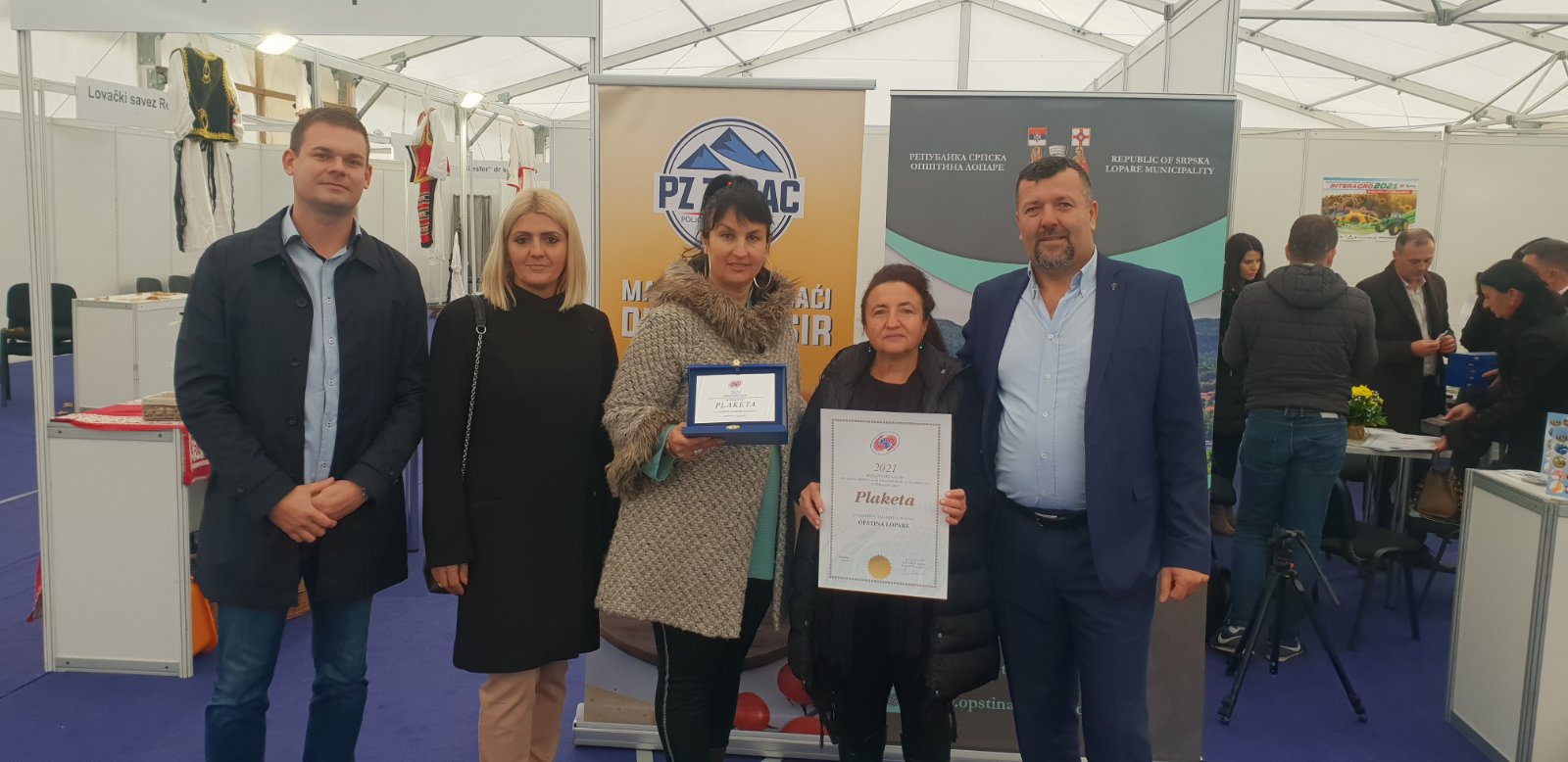 Opštini Lopare priznanje za uspješnu sajamsku saradnju