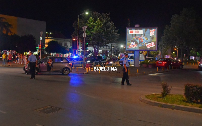 Saobraćajna nezgoda u centru Bijeljine /FOTO/