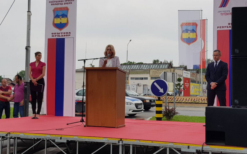 Prnjavor dobio savremenu kružnu raskrsnicu