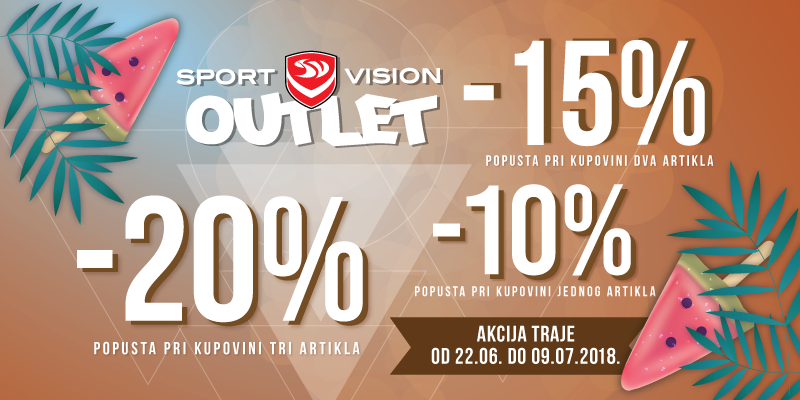 U SPORT VISION OUTLET radnjama popust se niže