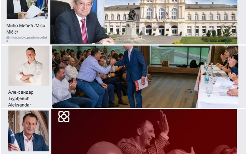 Koliko bijeljinski političari koriste društvene mreže - Facebook i Twitter ili poster na banderi?
