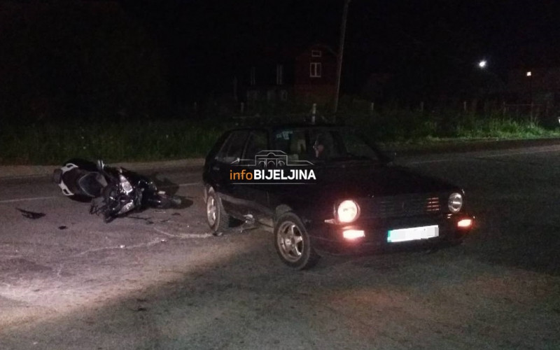 Sudar golfa i motora u Suvom Polju