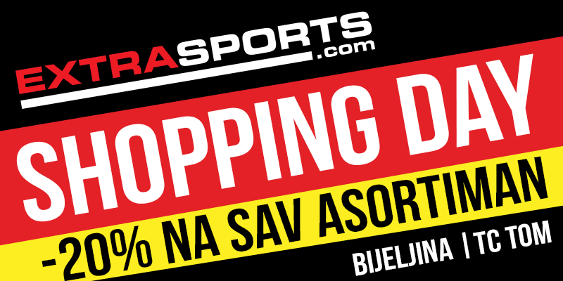 SHOPPING DAY – 20% na sve u EXTRA SPORTS