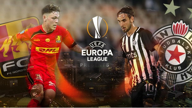 Partizan u Danskoj, Brondbi protiv Spartaka u Beogradu