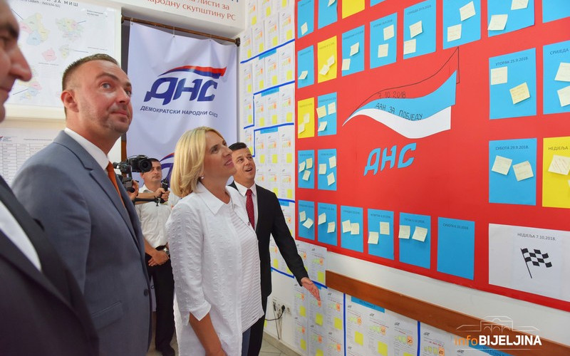 Cvijanović posjetila Gradski odbor DNS Bijeljina