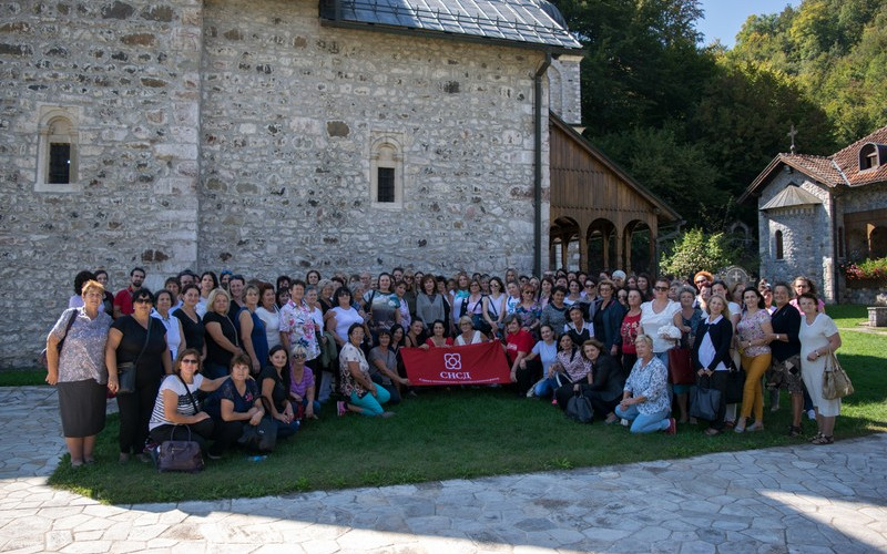 Aktiv žena SNSD Bijeljina u posjeti manastiru Liplje i Banji Vrućići