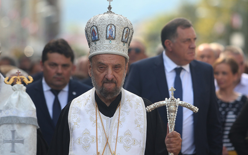 Kačavenda na osveštanju srpsko-ruskog hrama bruka za SPC