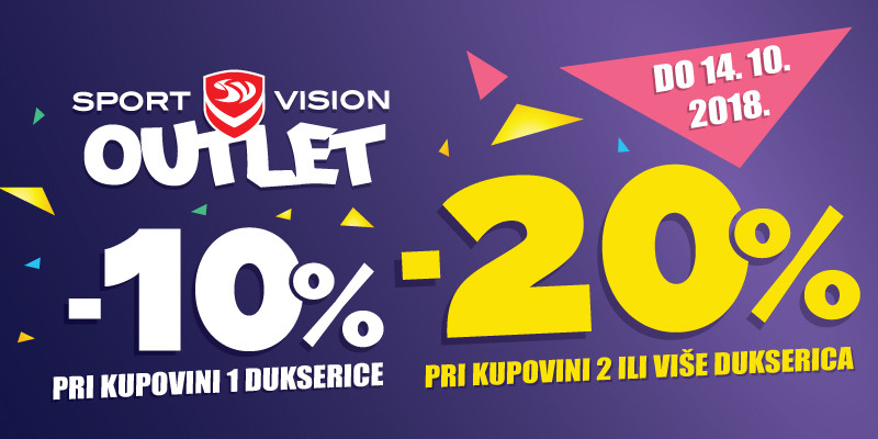 Jesenje pogodnosti u SPORT VISION  outletima