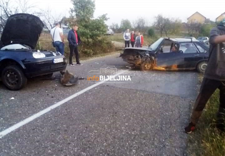 Teška saobraćajna nezgoda u Zabrđu, povrijeđeno i dvoje djece