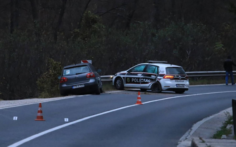 Sudar policijskog vozila i “golfa”