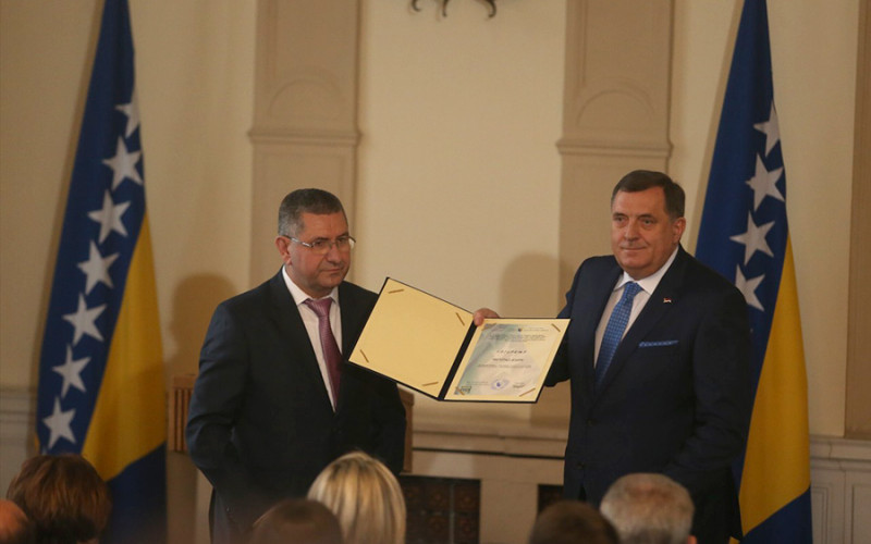 Dodik, Komšić i Džaferović položili zakletve