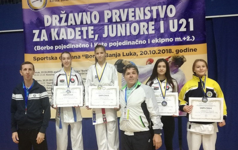 KK “UNSU”: Jelena Tripunović državna viceprvakinja