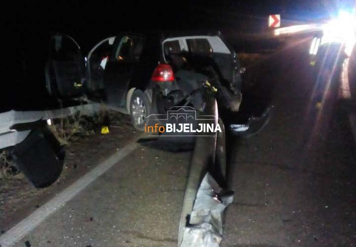 Bijeljina: Golfom iščupao 27 metara bankine