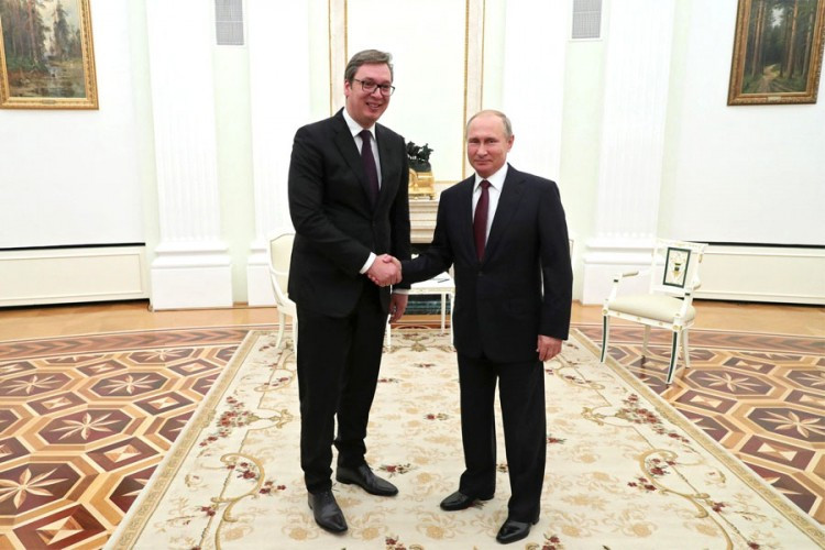 Putin potpisao dekret: Vučiću orden Svetog Aleksandra Nevskog