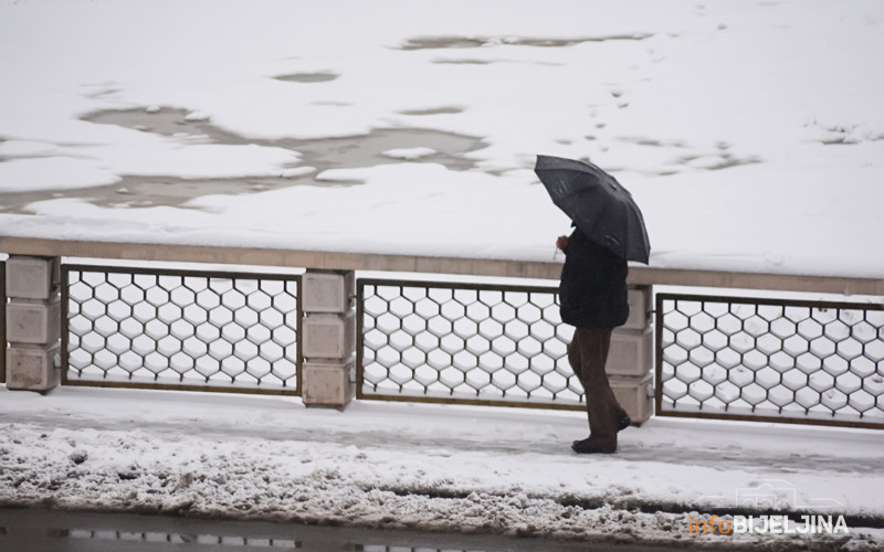 Danas prohladno sa kišom i snijegom