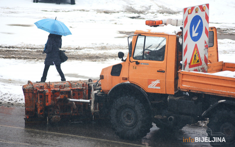 Bijeljina: Putevi očišćeni od snijega