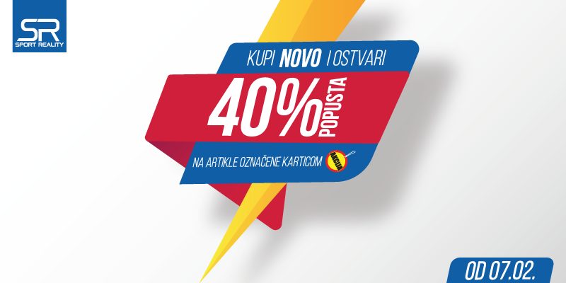 Ne pravi propust, iskoristi SPORT REALITY dodatni popust