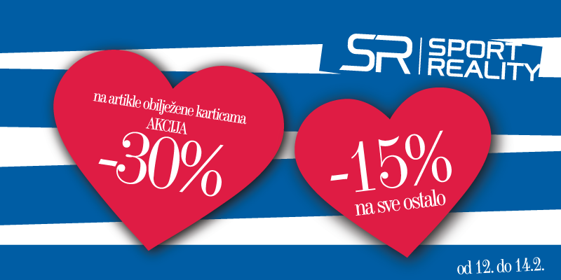 Uz popust pravi SPORT REALITY ljubav slavi!