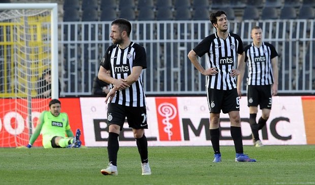 Partizan prvi put posle 2007. vezao tri poraza u prvenstvu