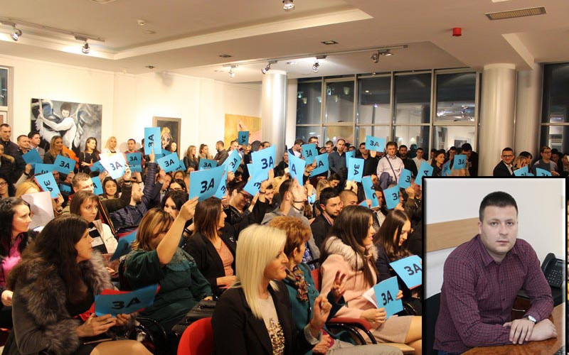 Žiko Savić predsjednik Mladih DEMOS-a /FOTO/