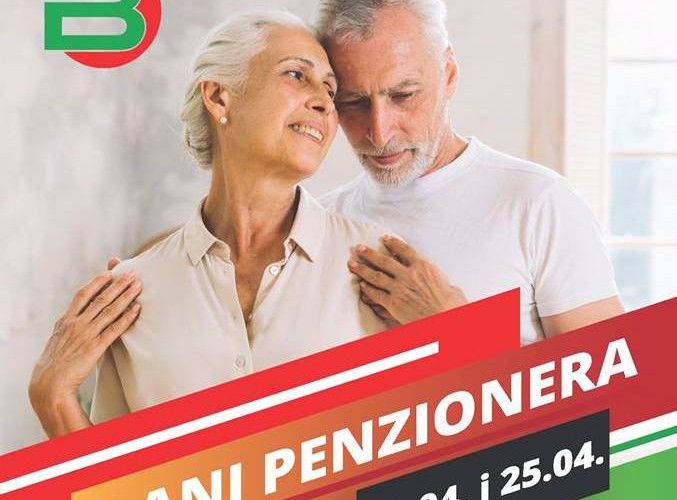 BOST marketi: DANI PENZIONERA, specijalni popust 11.04. i 25.04.